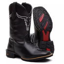 Bota Texana Masculina "Boi da Cara Preta"