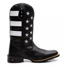 Bota Texana Masculina "Estados Unidos" Preta