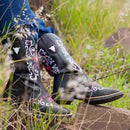 Bota Texana Feminina "Orquídea Rosa"