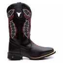 Bota Texana Feminina "Cara de Boi" Rosa