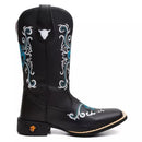 Bota Texana Feminina "Orquídea Azul"