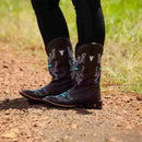 Bota Texana Feminina "Cruz Azul"