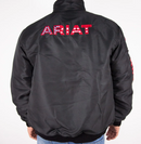 Jaqueta Masculina Ariat - Preta Bordado Vermelho Estrela