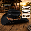 Chapeu 3 Cravos Americano Preto