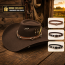 Chapeu 3 Cravos Americano Marron
