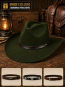 CHAPÉU STETSON FELTRO PREMIUM VERDE