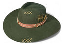 Chapéu 3 Cravos Pralana Verde Aba 10