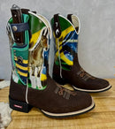 Bota Texana Country Muladeiros Do Brasil + Faca Brinde